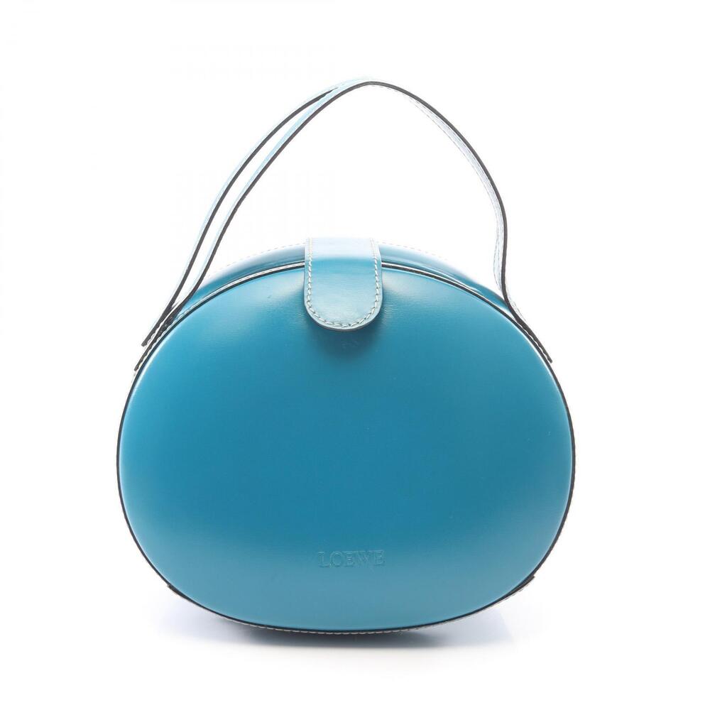 Loewe Round Top Handle Bag Leather Green